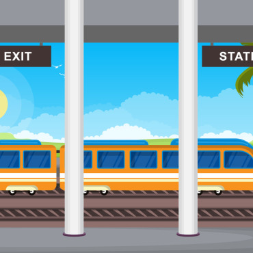 Public Transport Illustrations Templates 126628