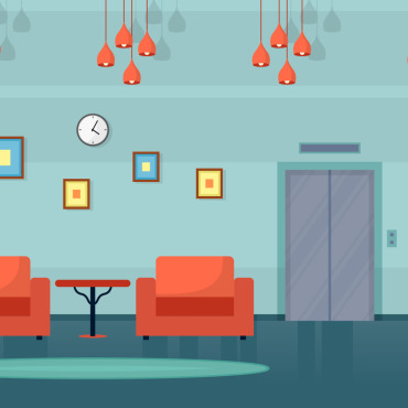 Hotel Lobby Illustrations Templates 126683