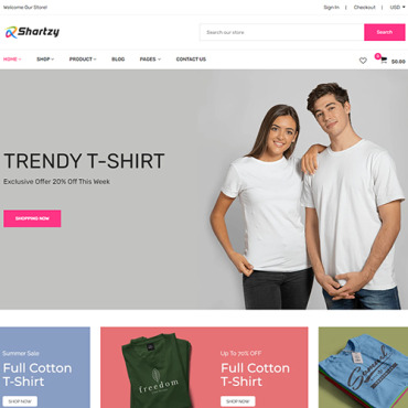 Shop Shirt Shopify Themes 126725