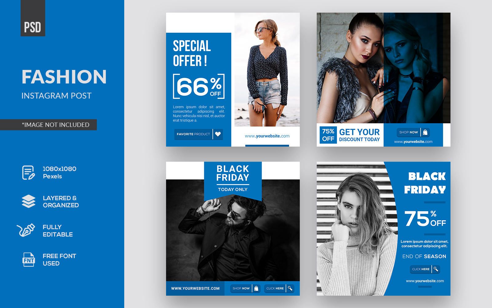 Fashion Instagram Post Social Media Template