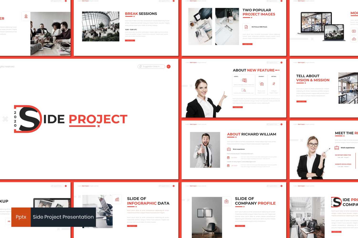 Side Project PowerPoint template
