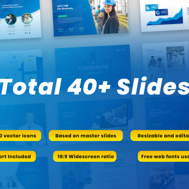 Deckannual Reportcorporatecompany PowerPoint Templates 136900