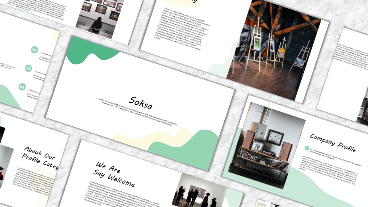 Soska PowerPoint template