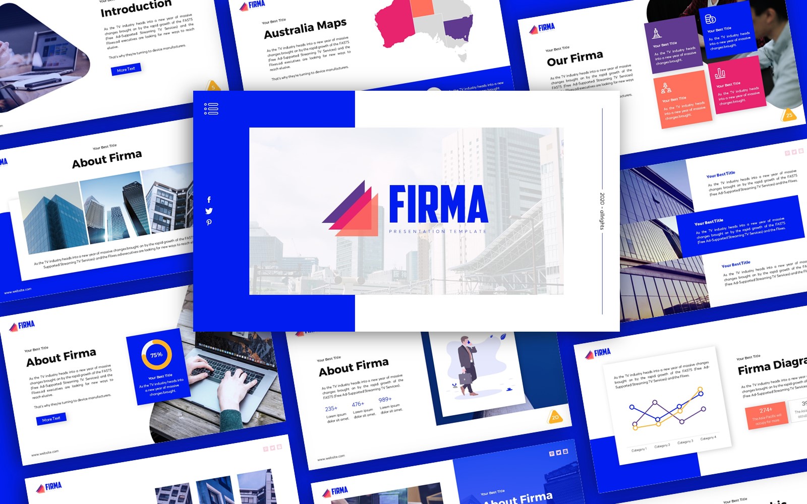 Firma Business Presentation PowerPoint template