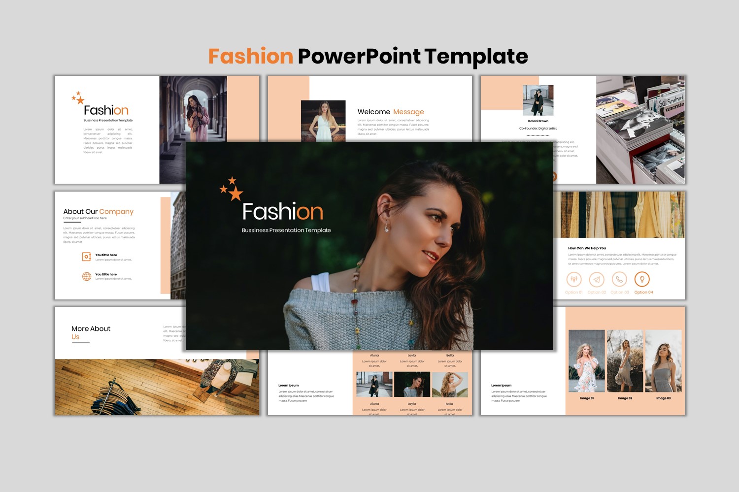 Fashion - Modern Business Google Slides