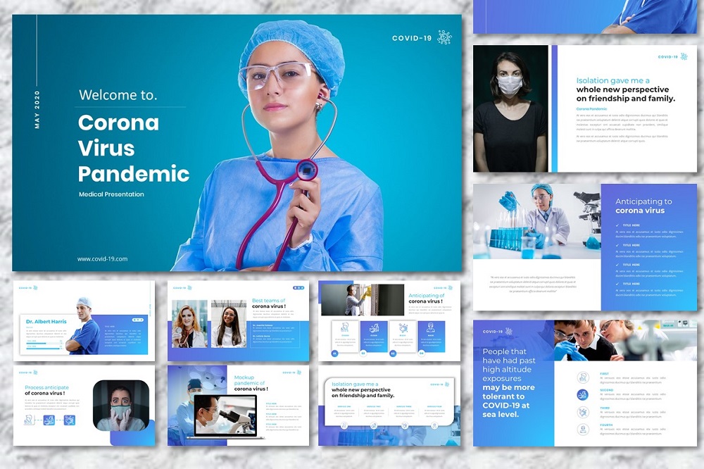 Corona Virus - Medical Presentation Google Slides