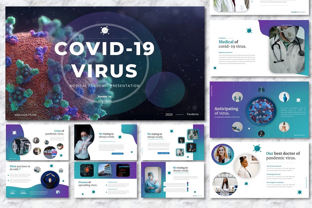 Virus - Medical Template Google Slides