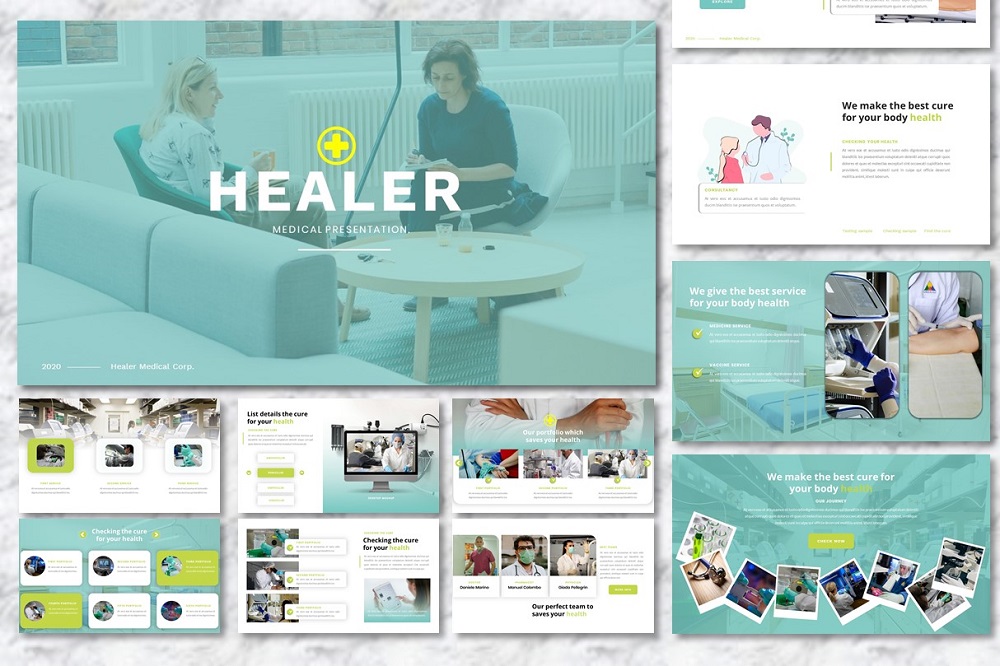 Healer - Medicine Template Google Slides