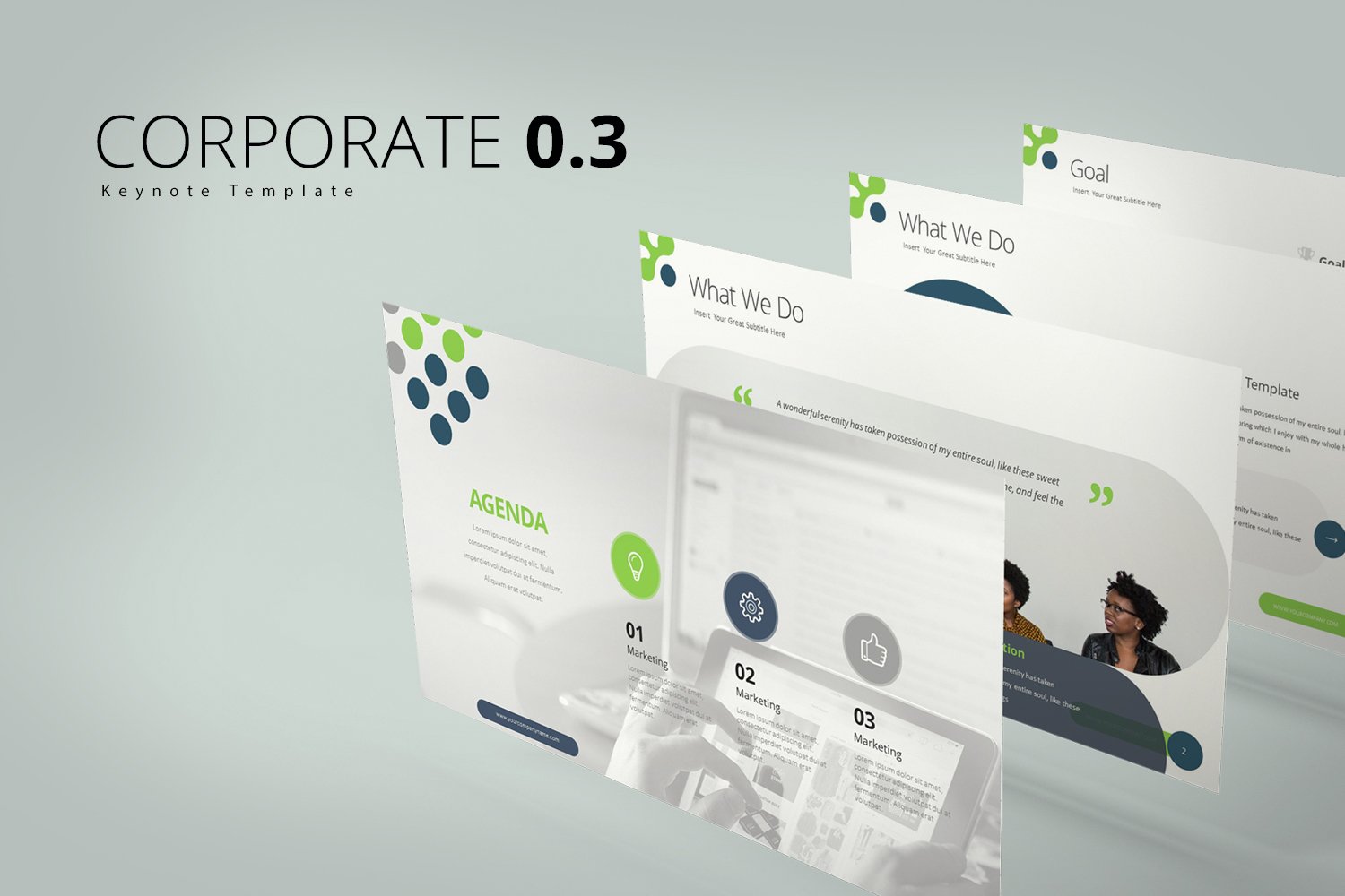Corporate 0.3 - Keynote template