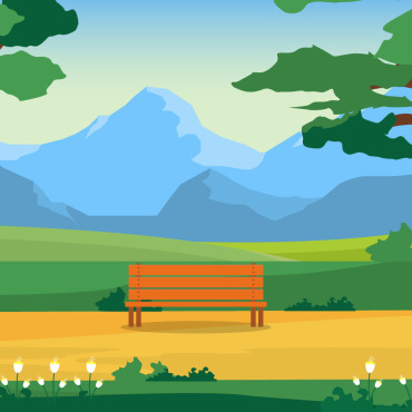 Park Green Illustrations Templates 137730