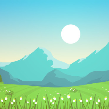 Mountain Green Illustrations Templates 137761