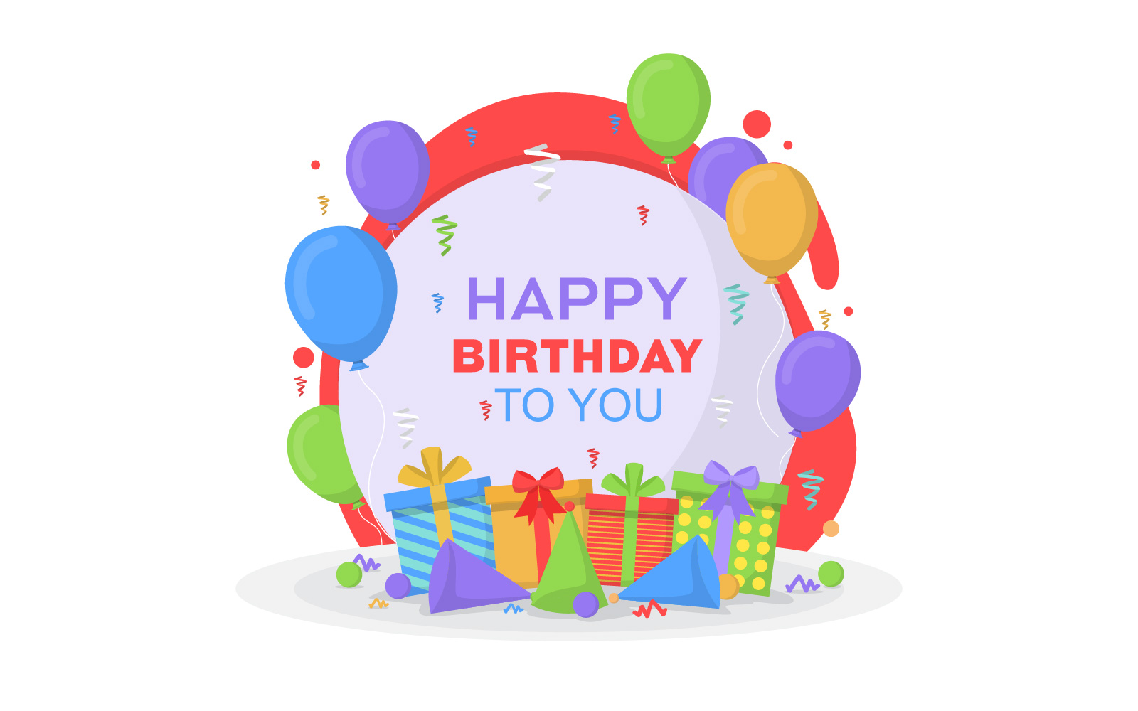 Greeting Card Birthday Background