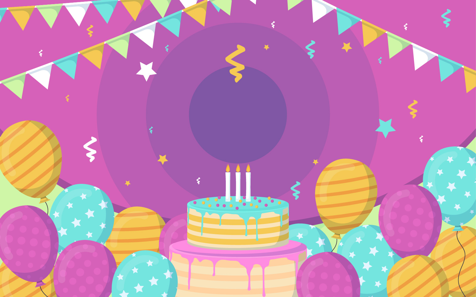 Happy Birthday Party Background