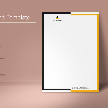 Letterhead Clean Corporate Identity 137863