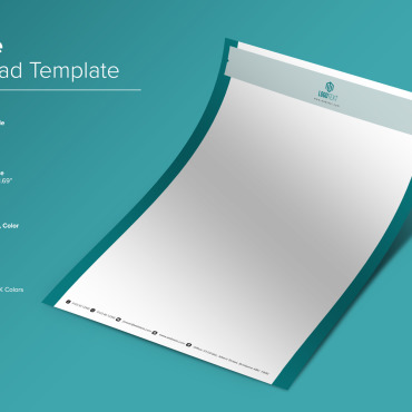 Letterhead Clean Corporate Identity 137874