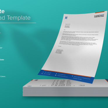 Letterhead Clean Corporate Identity 137880