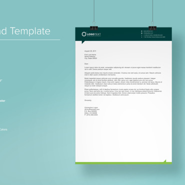 Letterhead Clean Corporate Identity 137883