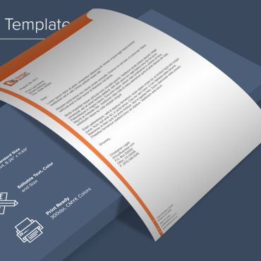 Letterhead Clean Corporate Identity 137885