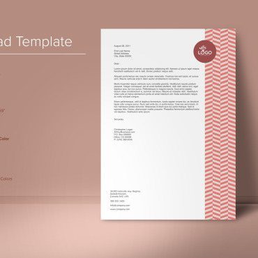 Letterhead Clean Corporate Identity 137887