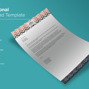 Letterhead Clean Corporate Identity 137889