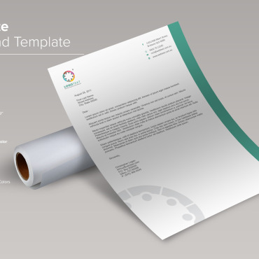 Letterhead Clean Corporate Identity 137894