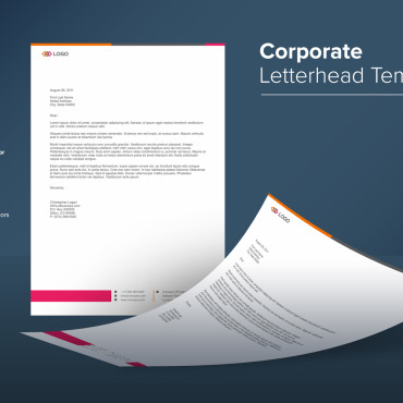 Letterhead Clean Corporate Identity 137895