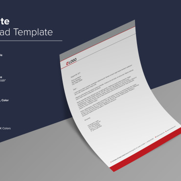 Letterhead Clean Corporate Identity 137896