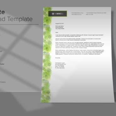 Letterhead Clean Corporate Identity 137899