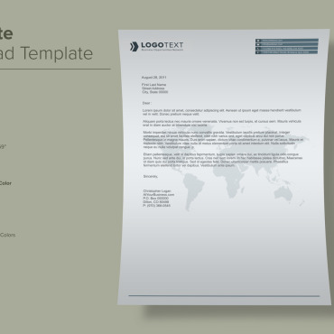 Letterhead Clean Corporate Identity 137902