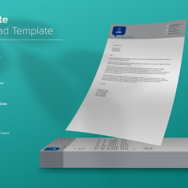 Letterhead Clean Corporate Identity 137903