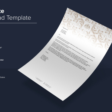 Letterhead Clean Corporate Identity 137904