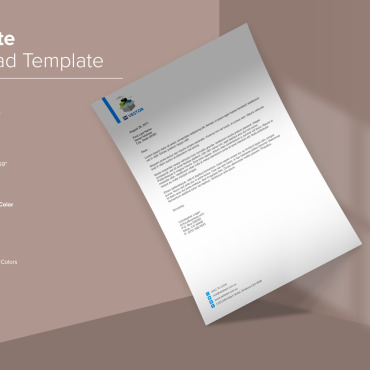 Letterhead Clean Corporate Identity 137905