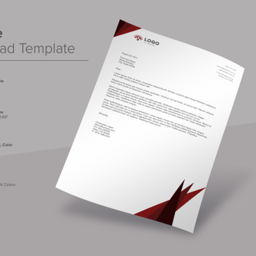 Letterhead Clean Corporate Identity 137917