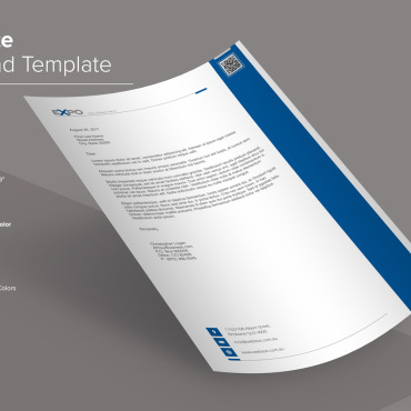 Letterhead Clean Corporate Identity 137919