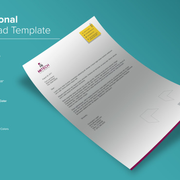 Letterhead Clean Corporate Identity 137924