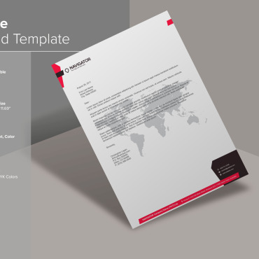 Letterhead Clean Corporate Identity 137933