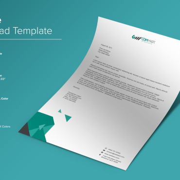 Letterhead Clean Corporate Identity 137936