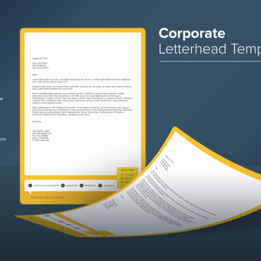 Letterhead Clean Corporate Identity 137937