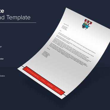 Letterhead Clean Corporate Identity 137939