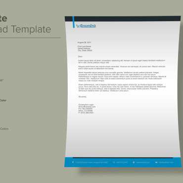 Letterhead Clean Corporate Identity 137947