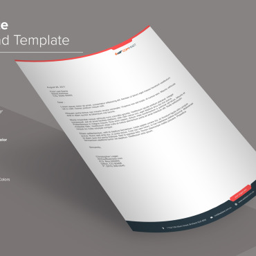 Letterhead Clean Corporate Identity 137948