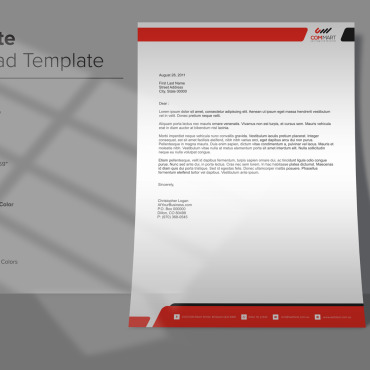 Letterhead Clean Corporate Identity 137949