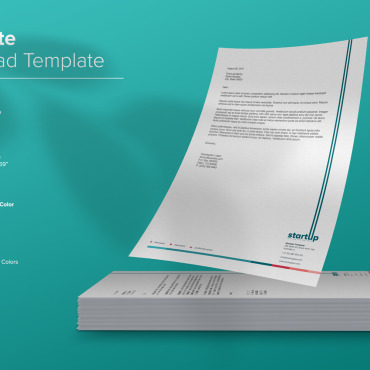 Letterhead Clean Corporate Identity 137950