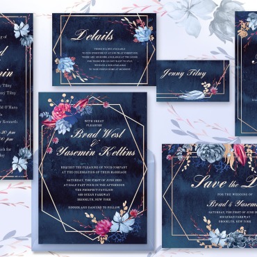 Feminine Invitation Corporate Identity 137960