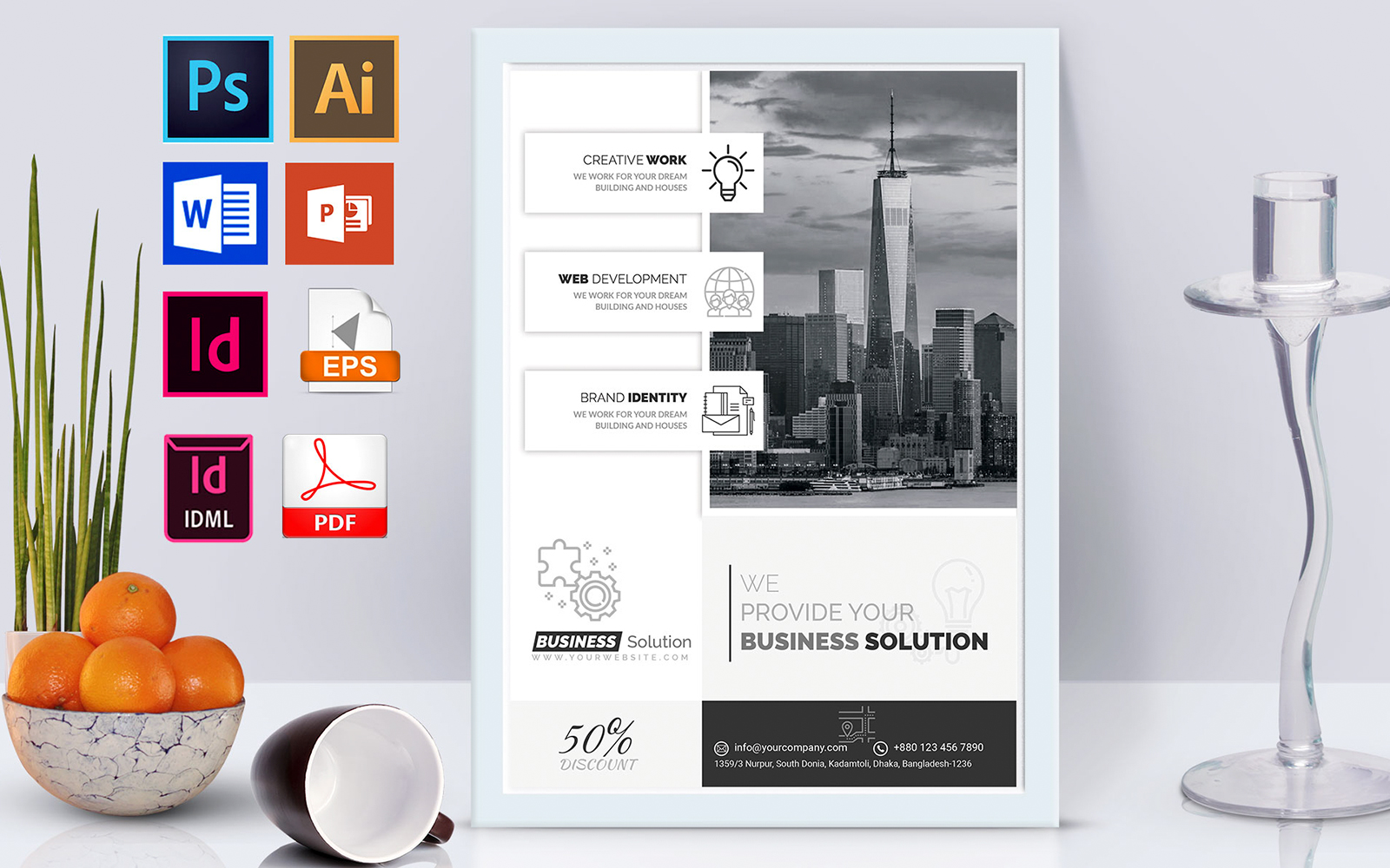 Poster | Minimal Business Vol-03 - Corporate Identity Template