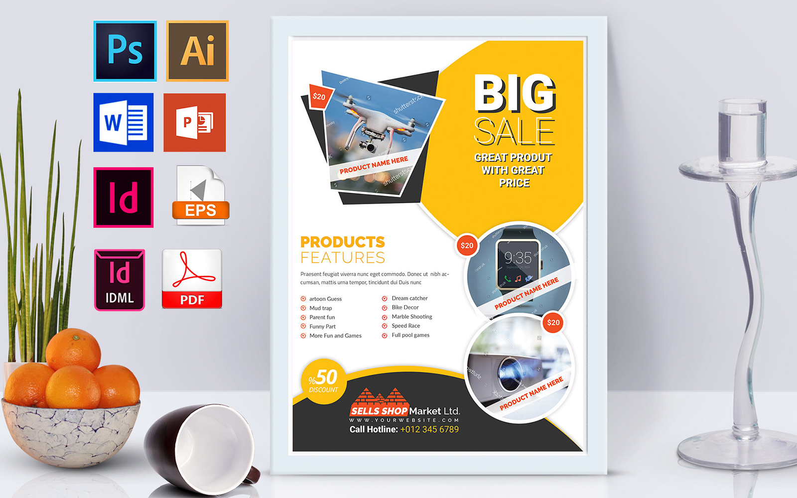Poster | Product Promotional Vol-02 - Corporate Identity Template