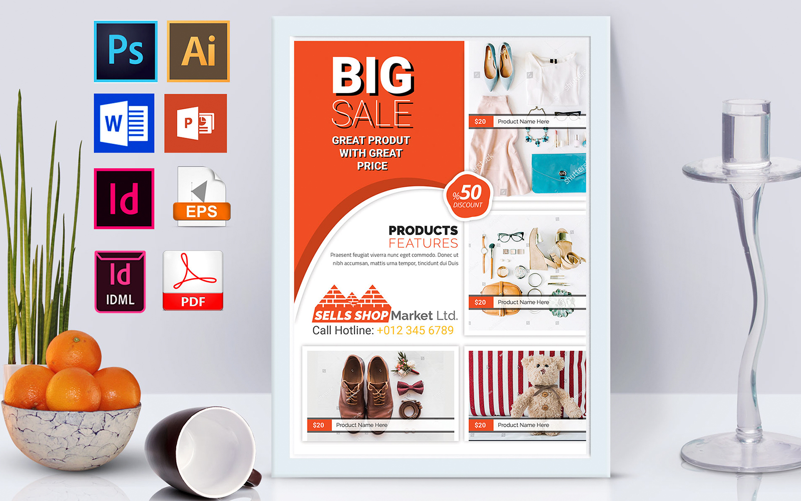 Poster | Product Promotional Vol-03 - Corporate Identity Template