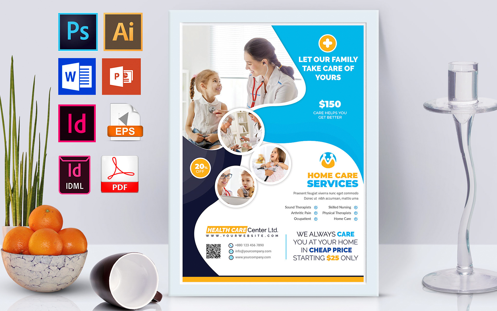 Poster | Home Doctor Care Vol-03 - Corporate Identity Template