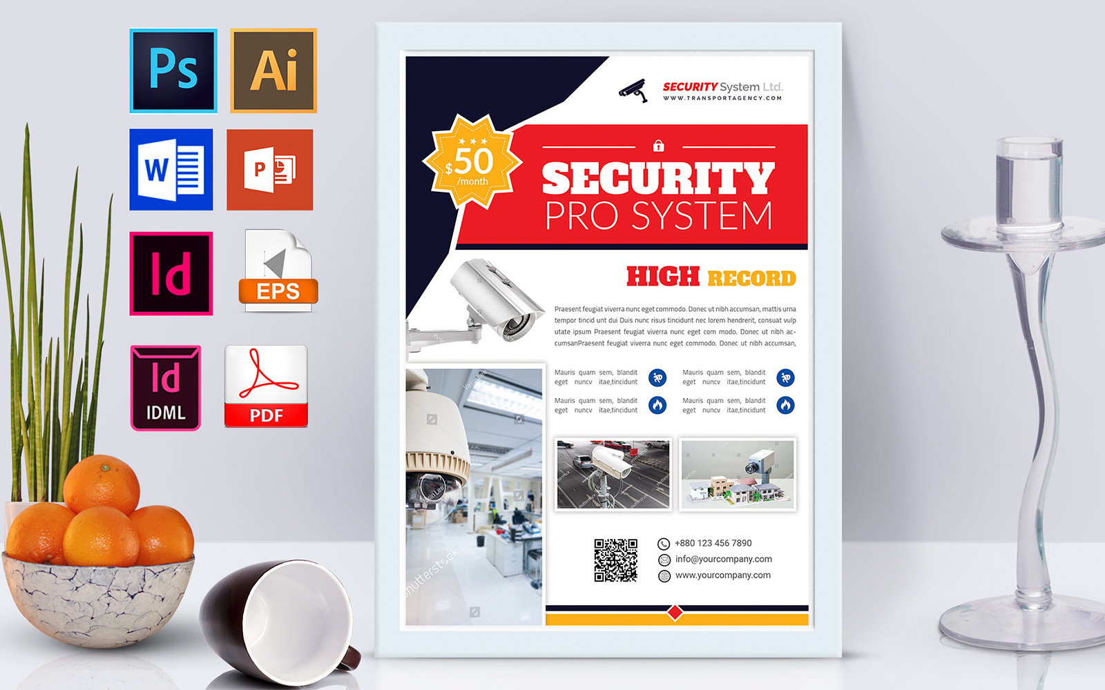 Poster | Security System Vol-03 - Corporate Identity Template