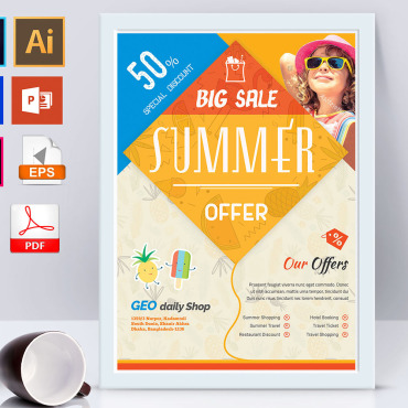 Poster Summer Corporate Identity 138710